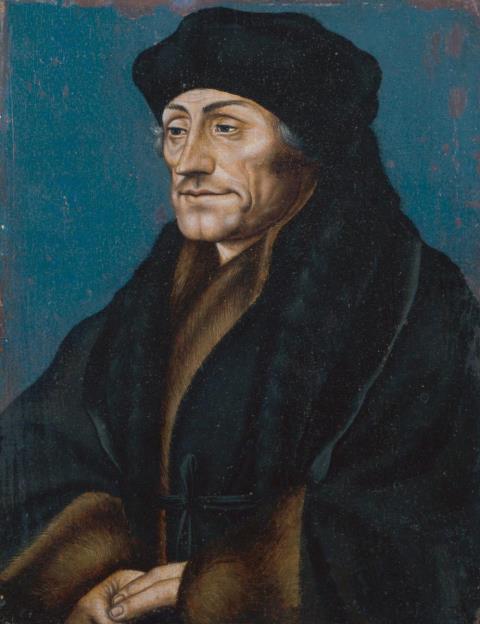 Hans Holbein the Younger - BILDNIS DES HUMANISTEN ERASMUS VON ROTTERDAM.