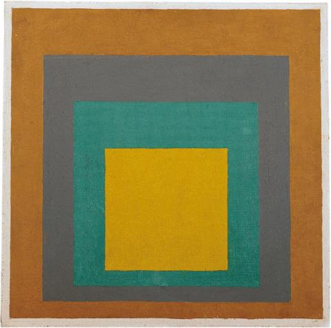 Josef Albers - Study to Homage to the Square: "Elected"