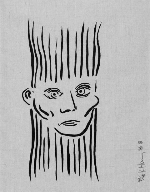 Keith Haring - Portrait of Joseph Beuys