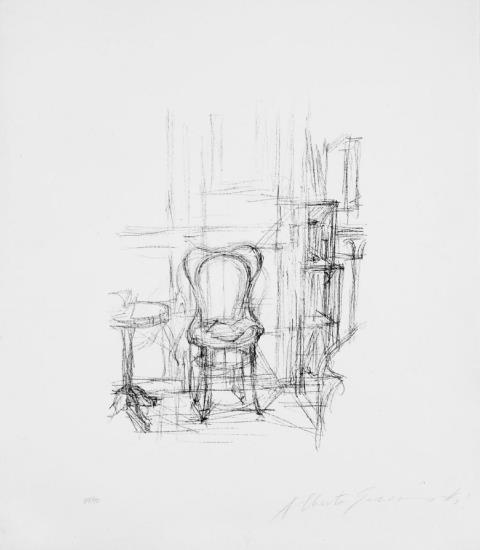 Alberto Giacometti - Chaise et guéridon
