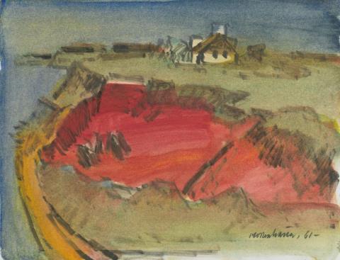 Ernst Mollenhauer - Rotes Kliff auf Sylt