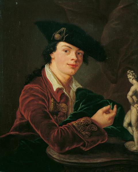 Johann Christoph Frisch - BILDNIS DES MINIATURENMALERS CHRISTIAN HORNEMAN (1765-1844).