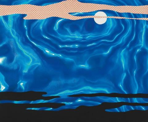 Roy Lichtenstein - Moonscape