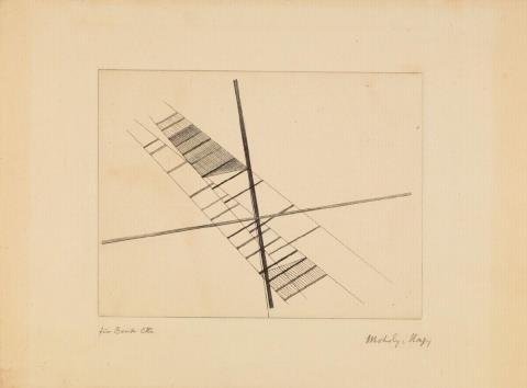 László Moholy-Nagy - Komposition sich schneidender Diagonalen