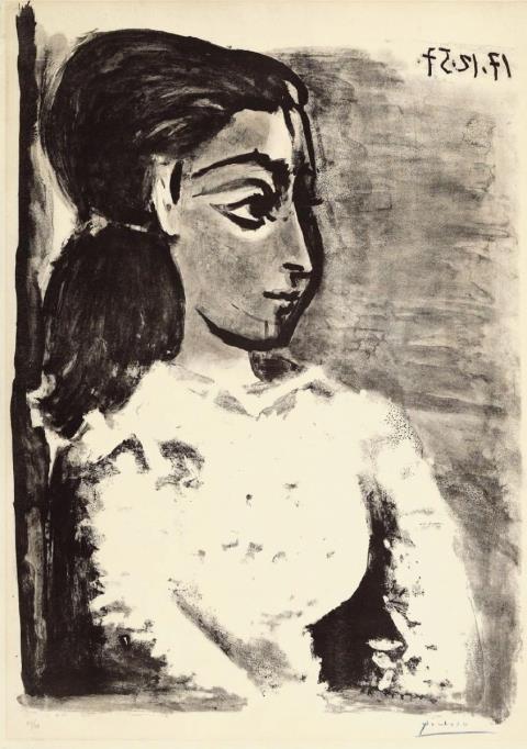 Pablo Picasso - Buste de Femme au corsage blanc