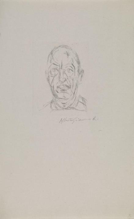 Alberto Giacometti - Portrait du Poete Orbandale