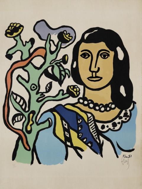 Fernand Léger - La Femme et la Fleur