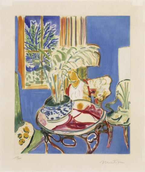 Henri Matisse - Petit Intérieur bleu