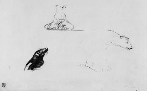 Edvard Munch - Seehund und Eisbär