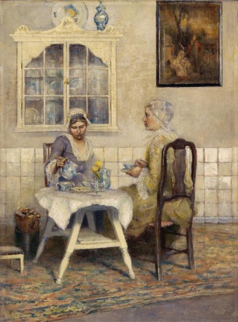 George Hitchcock - TEA FOR TWO.