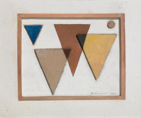 Marcel-Louis Baugniet - Les 3 triangles bruns