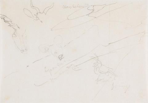 Joseph Beuys - Ohne Titel (Tiere)