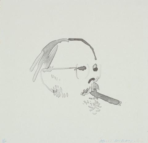 David Hockney - Henry with Cigar