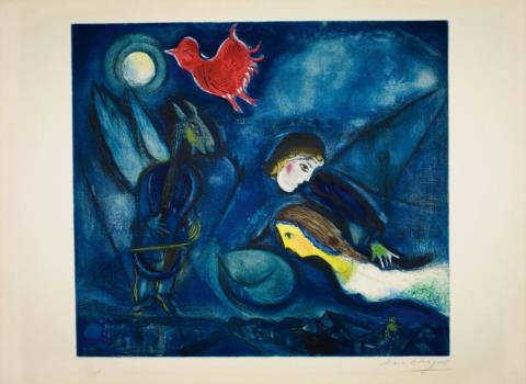 After Marc Chagall - Aleko