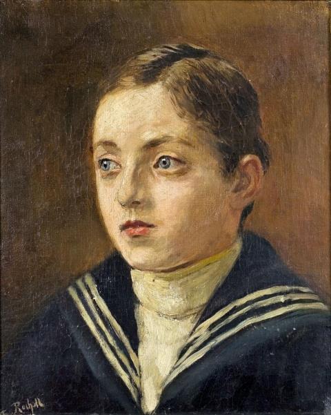 Theodor Rocholl - PORTRAIT OF A BOY IN A SAILOR SUIT