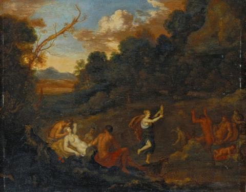 Daniel Vertangen - LANDSCAPE WITH BACCHUS, SATYRS, AND NYMPHS