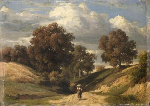 Peter Becker - LANDSCAPE WITH PEASENT