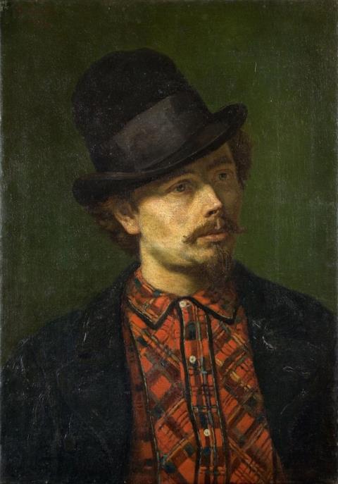 Wilhelm Leibl - PORTRAIT OF A PEASENT