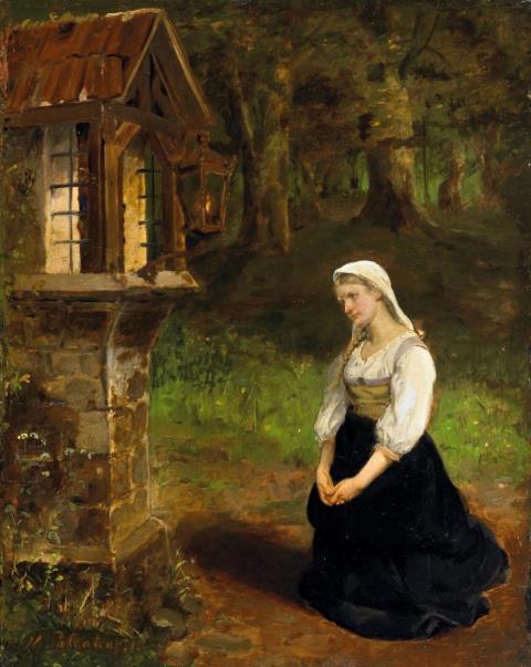 Hubert Salentin - GIRL PRAYING