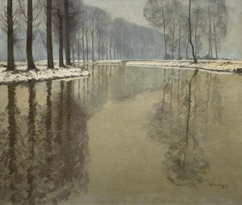 Max Clarenbach - WINTER AT THE RIVER ERFT