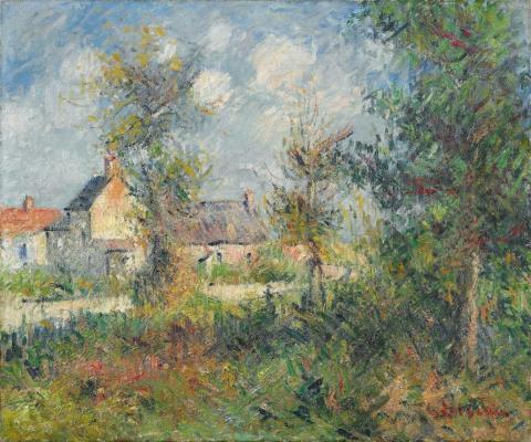 Gustave Loiseau - Paysage en Normandie