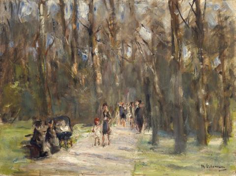 Max Liebermann - Spaziergang im Tiergarten (Walk in the Tiergarten)