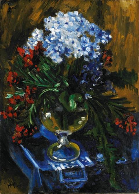 Hermann Max Pechstein - Blumenstilleben in Balustervase (Still-Life with Flowers in a Vase)