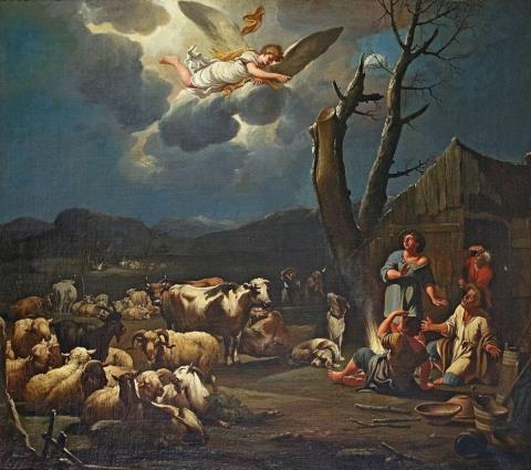 Louis Licherie - ANNUNCIATION TO THE SHEPHERDS