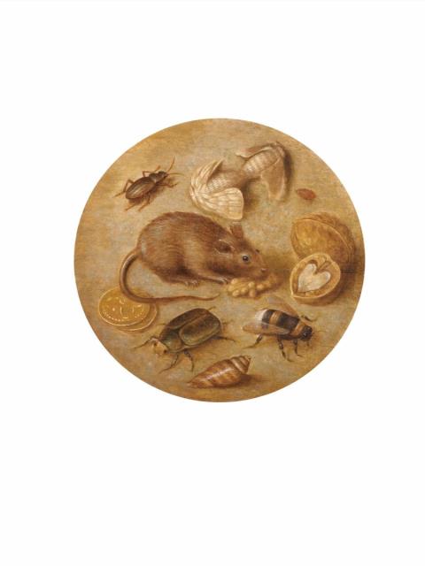 Georg Flegel, follower of - STILL LIFE WITH MICE, INSECTS, COINS, AND WALNUTS