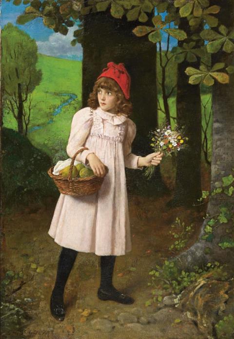 Otto Scholderer - RED RIDING HOOD