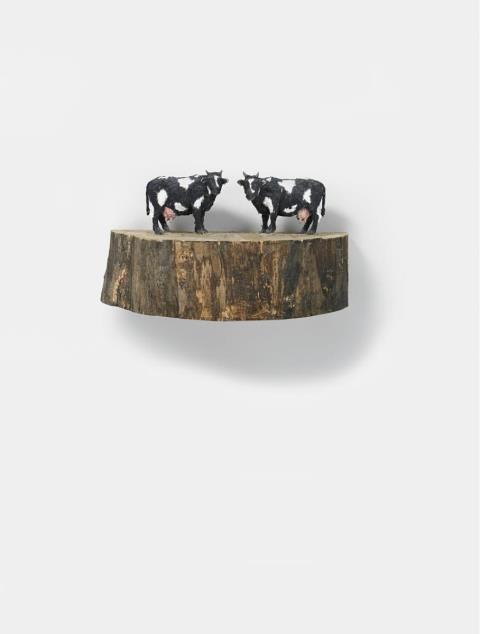 Stephan Balkenhol - Untitled (cows)