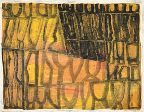 Peter Herkenrath - Untitled (Yellow Painting)