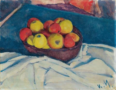 Marie Von Malachowski-Nauen - Bowl with Apples (Schale mit Äpfeln)