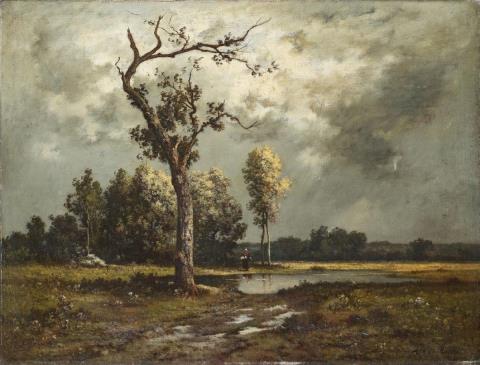 Léon Richet - LANDSCAPE WITH TREE