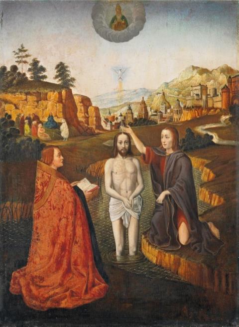 Gerard David - BAPTISM OF CHRIST