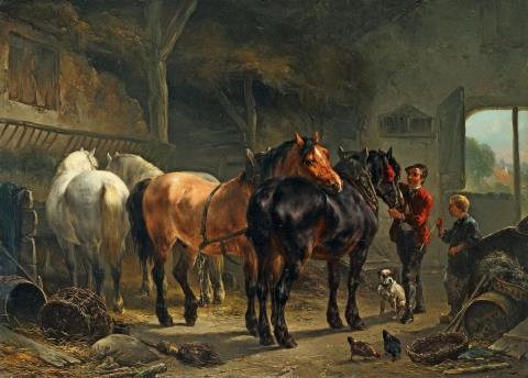 Wouter Verschuur - HORSES IN STABLE