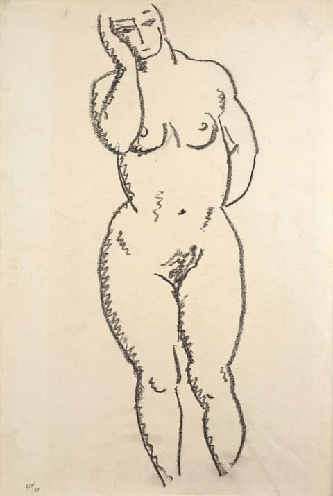 Alexej von Jawlensky - Stehender weiblicher Akt (Standing Female Nude)