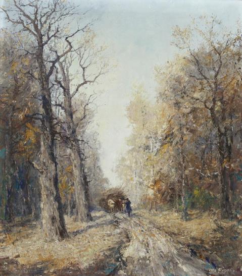 Otto Pippel - OXCART IN THE WOOD