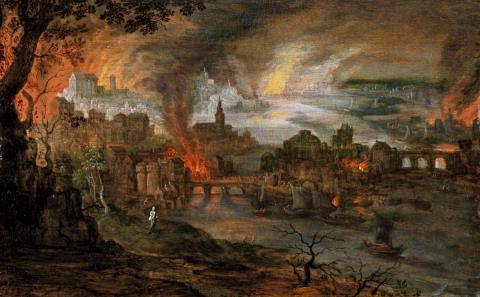 Pieter Schoubroeck - THE BURNING OF TROY