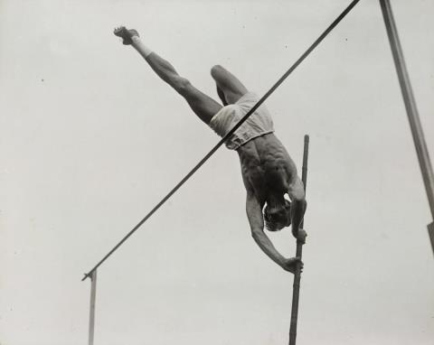  and Anonymous - UNTITLED (POLE VAULTER, OLYMPIC GAMES)