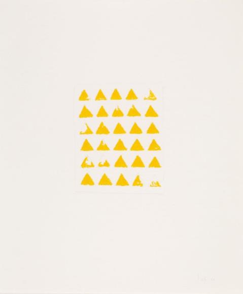 Wolfgang Laib - Untitled (30 triangle)