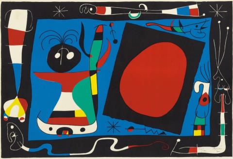 Joan Miró - Femme au Miroir