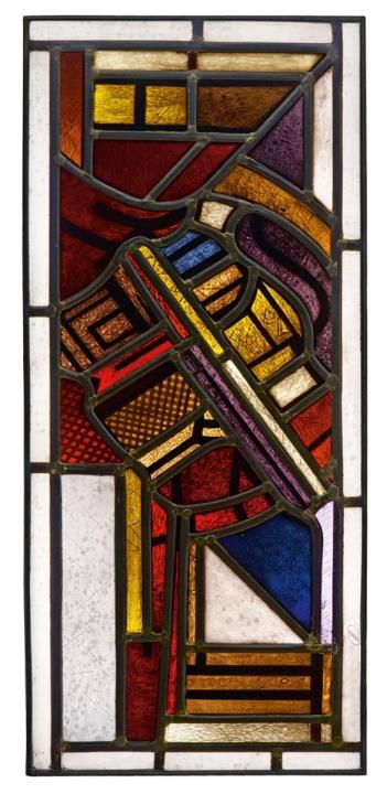 Johan Thorn Prikker - Glasfenster. Abstrakte Komposition (Glass Window. Abstract Composition)