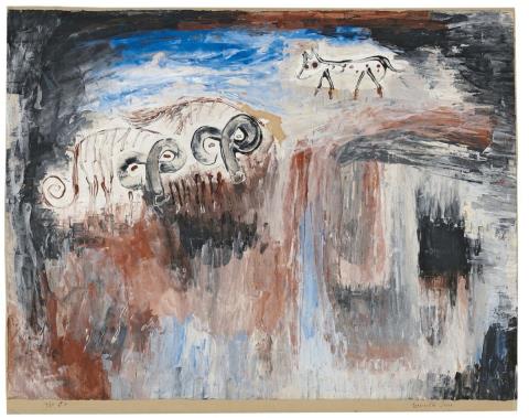 Paul Klee - Bewachte Tiere, 1930, 60 (O 10)