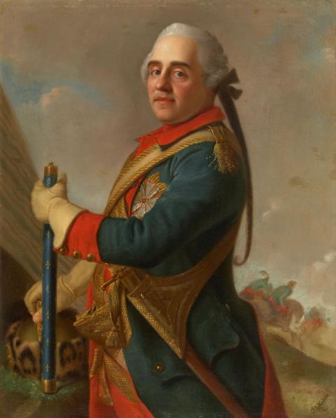 Jean Etienne Liotard - PORTRAIT OF MORITZ VON SACHSEN, LE MARÉCHAL DE SAXE