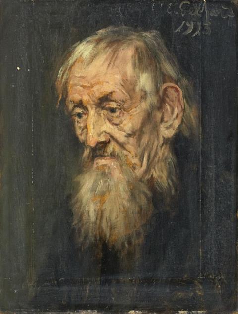 Eduard von Gebhardt - PORTRAIT OF AN OLD MAN