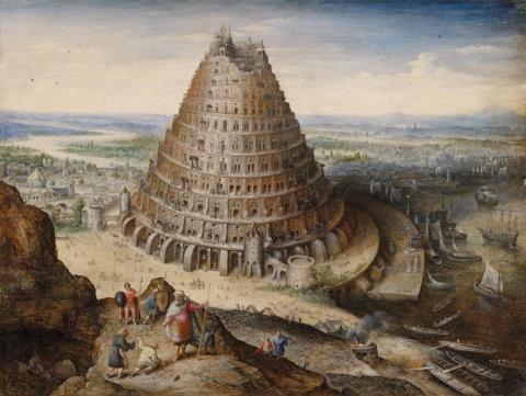 Lucas van Valckenborch - THE TOWER OF BABEL
