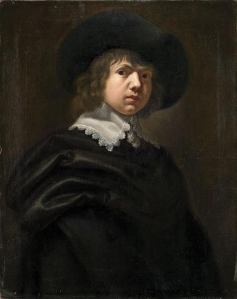 Gerbrand van den Eeckhout - PORTRAIT OF A YOUNG MAN WITH HAT