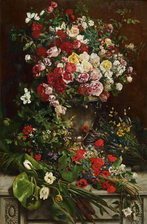 Charles Verlat - HOMMAGE TO THE QUEEN OF FLOWERS