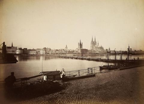  and Anonymous - PANORAMA OF THE OLD TOWN WITH CATHEDRAL, COLOGNE